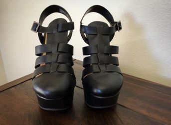 Black Wedges 7.5