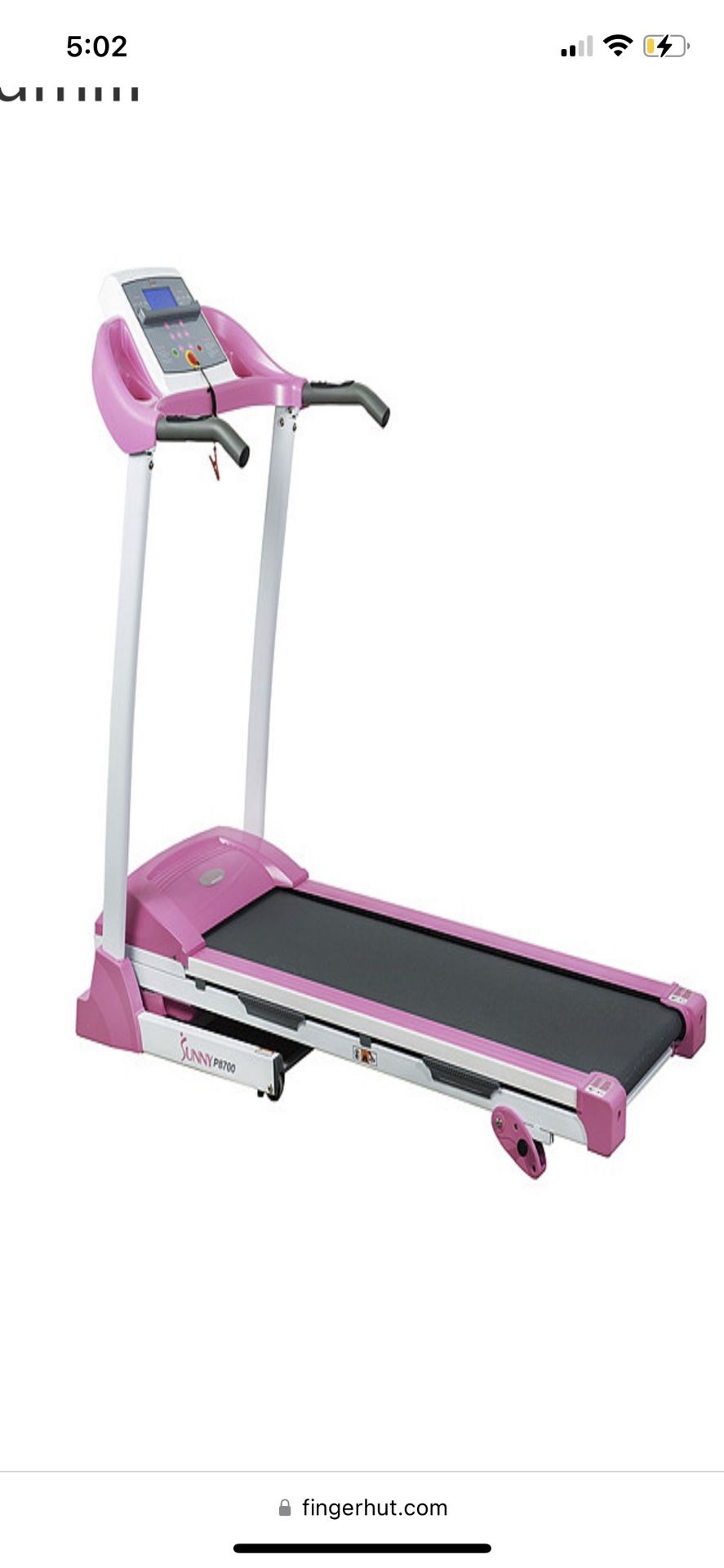 Pink Treadmill