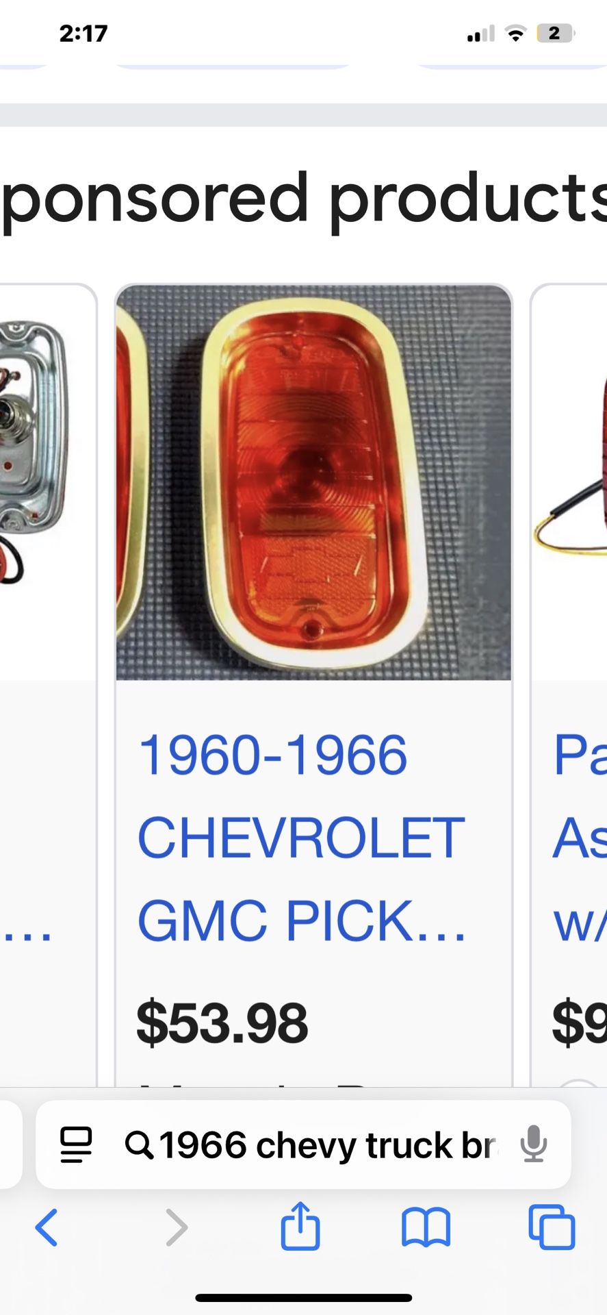 1966 Chevy Truck Back Lights 2