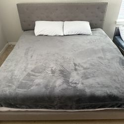 King Size Bed Frame And Mattress 