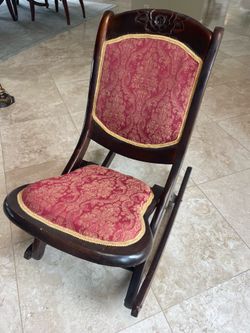 Antique Folding Rocking Chair