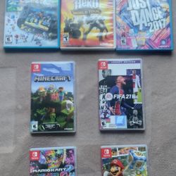Wii and Nintendo Switch Games
