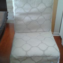 Dining chair cover with foam