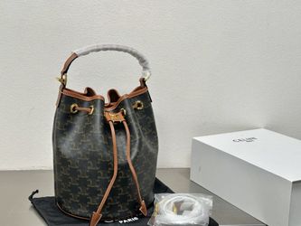 CELINE new old flower drawstring model