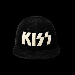 BEWARE Worldwide Corduroy "KISS" Strapback Hat - Black NWT