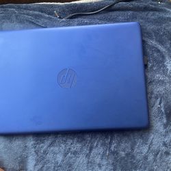 Blue hp Laptop
