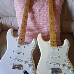 Two Cool Stratocasters $1,000 Takes Both, Nice on Best Color Ever & Performing Great Fender Sounds; May Trade For a US Telecaster or Gibson +$ To U.