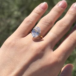 Silver 14k gold plated Ring 