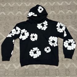 Denim Tears Black Hoodie Size Medium Brand New