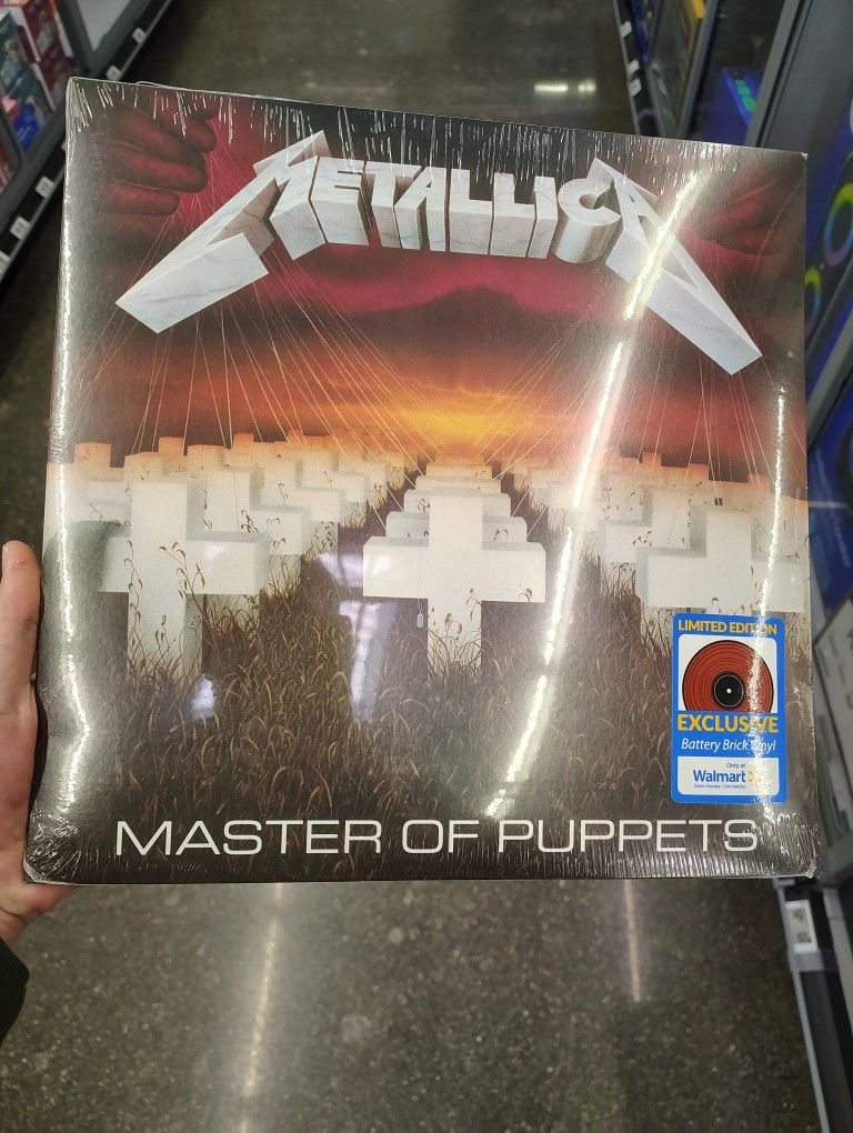 Master Of Puppets Vinyl Sealed Unopened
