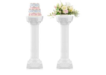 Colingmill 2 Pc Greek Wedding Pillar Columns (Vintage,10.63 x 10.63 Inches)
