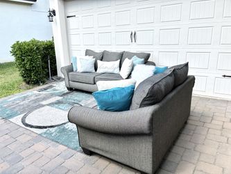 Grey Sofas Set