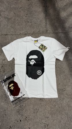White/black bape shirt