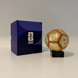 FIFA World Cup Soccer Ball Gold Puzzle VIP Gift