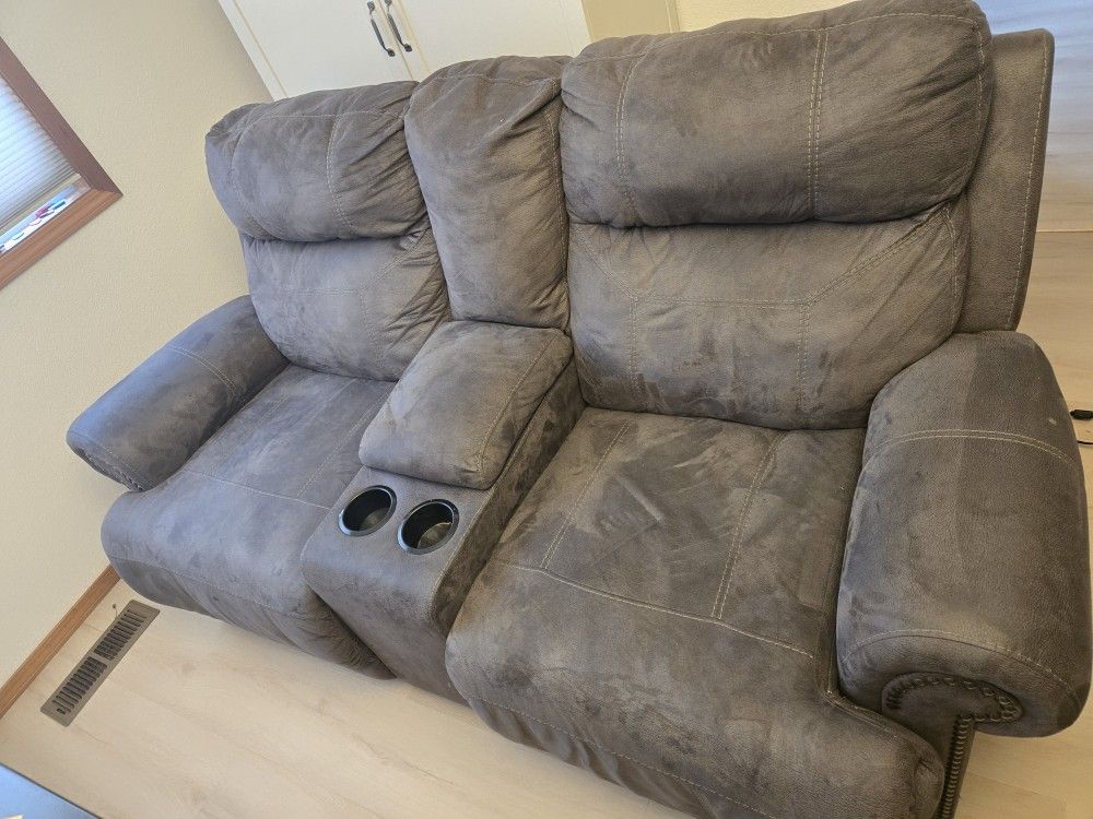 Electric Couch & Love Seat Set