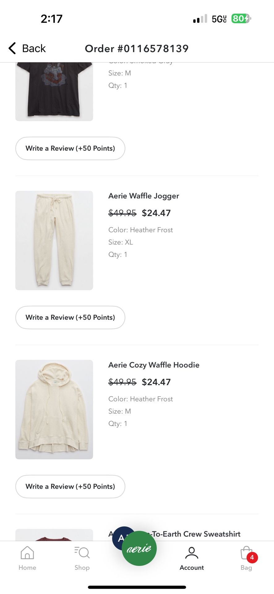 Aerie Waffle Set