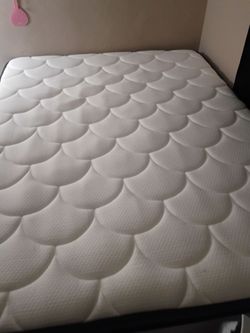 Queen mattress and frame