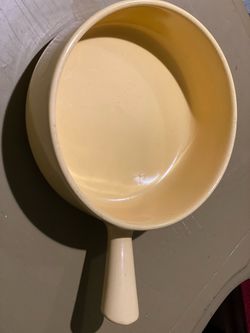 Yellow Ceramic Handled Baking Dish