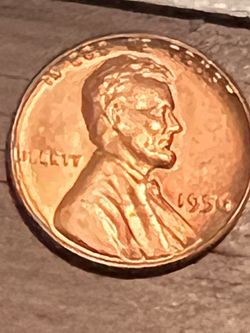 1956 No Mint Mark Lincoln Wheat Penny