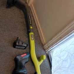 Ryobi Orbit Sander  18 V Plus Battery 18 V 4 Ah Plus Trimmer and Edger , No Charger  $55 Firm Price