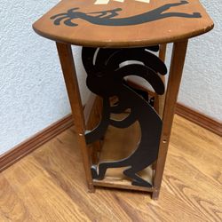 Kokopeli Magazine Holder/Side Table