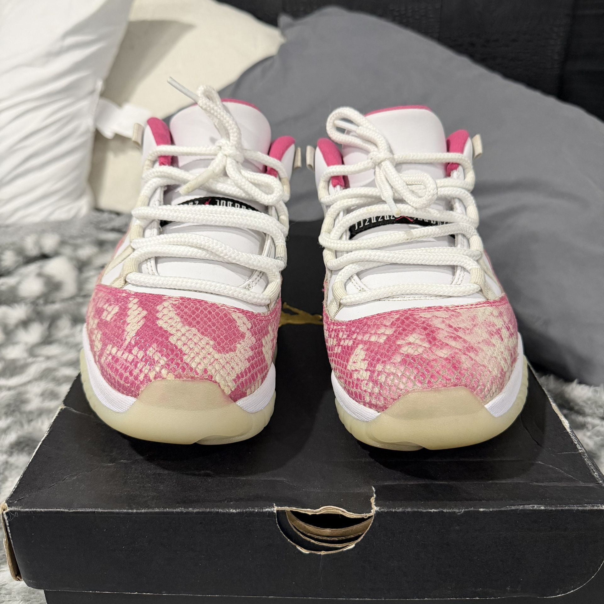 2019 Pink Snakeskin 11s