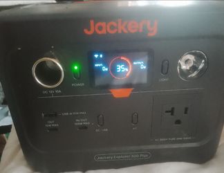 Used Jackery Explorer 300 Plus Portable Power Station. Check the description thanks