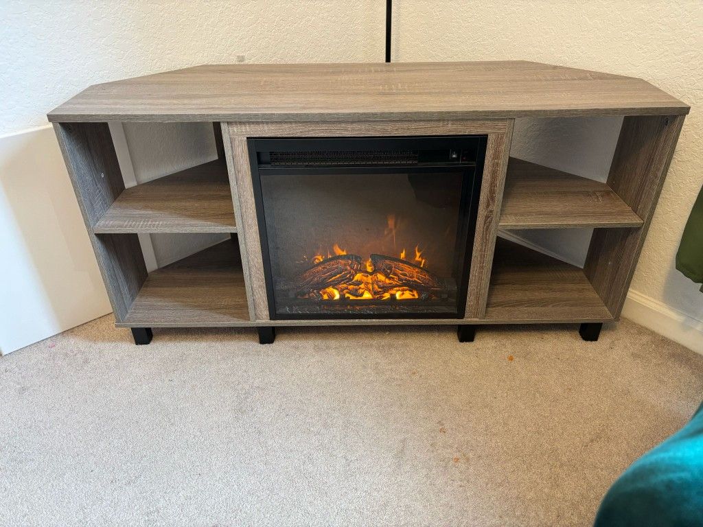 FULL SET - 1 PRICE - MAKE OFFER!!!! Entertainment Center, Coffee Table, Mirror, 2 End Tables, Computer Desk