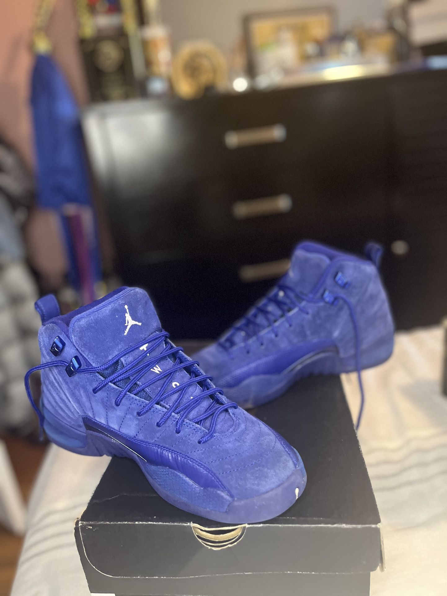 Blue Jordan 12s Size 6.5