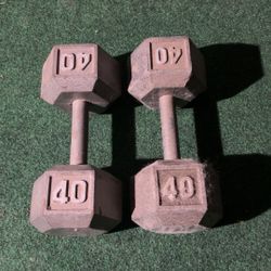 40lbs Dumbbells pair  