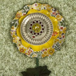 Plate Flower Garden Art