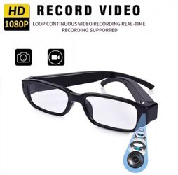 1080P HD Wearable Glasses Portable Outdoor Sports Eye Glasses for Cycling Climbing Riding and Hiking Travelin vlog