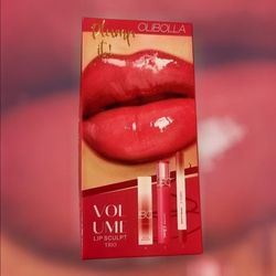 Olibolla Plump It Volume Lip Sculpt Trio Set Glazed Plum Lip Color