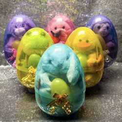 Custom Made 9” Easter Eggs filled with Plush & Goodies