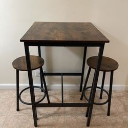 Kitchen 3-Piece Dining Table + Chairs