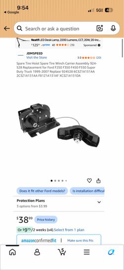 Spare Tire Hoist Spare Tire Winch Carrier Assembly 924-528 Replacement Replace 924528 6C3Z1A131AA 2C3Z1A131AA F81Z1A131AF XC3Z1A131DA