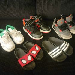 Kids SHOES-Jordan's, Adidas,Nautica,Spiderman 