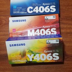 Samsung C406S M406S Color Toner Cartridges NEW 