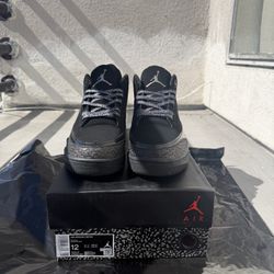 jordan 3 black cats 