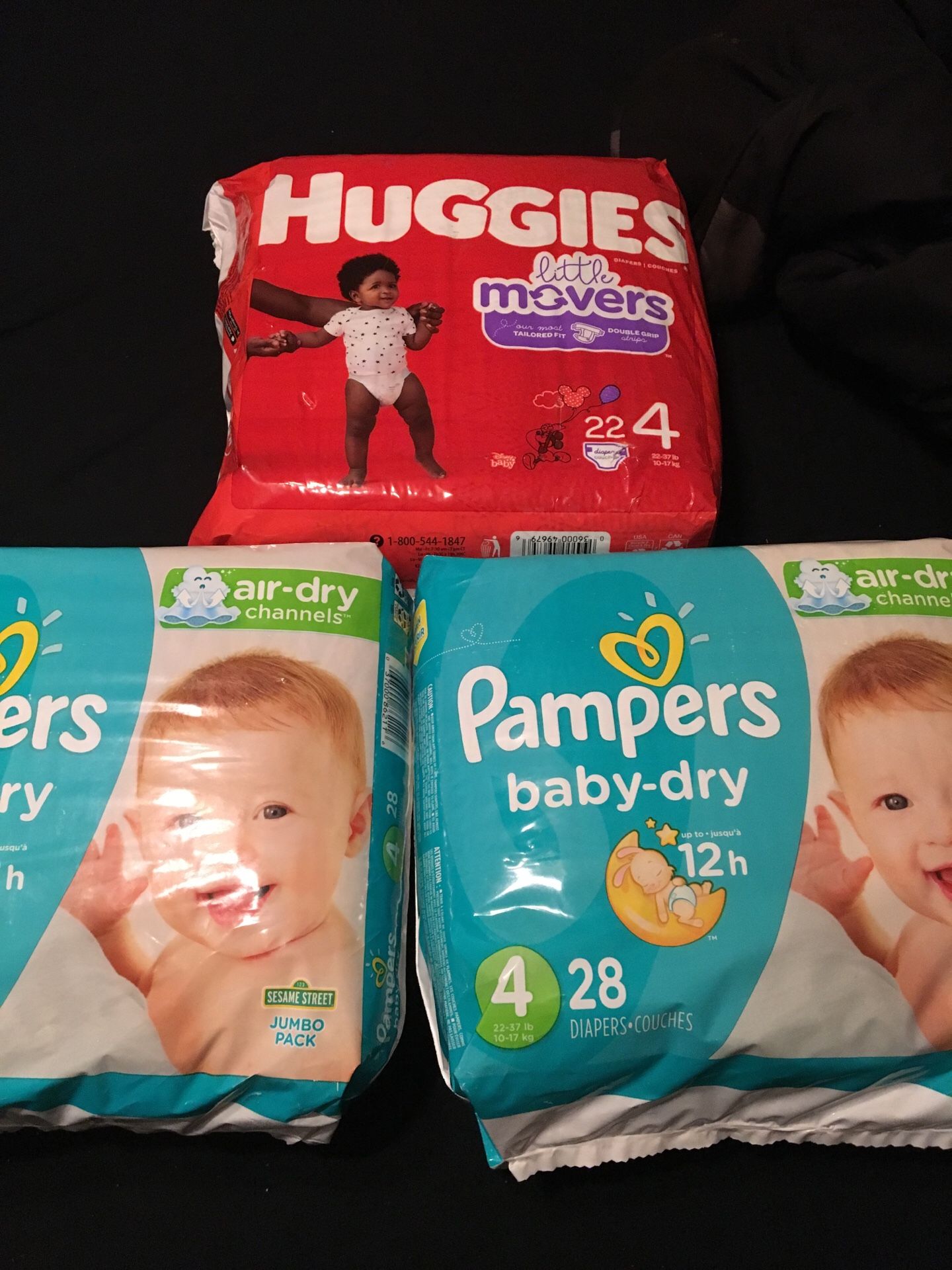 Size 4 diapers yes all