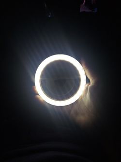 Small Selfie Ring Light With Clip Attachment