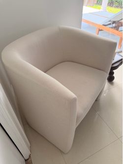 Cream Accent Chair