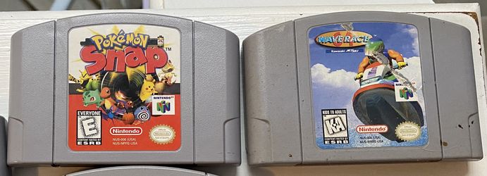 Pokémon snap waverace Nintendo 64