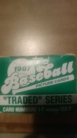 Topps traded series