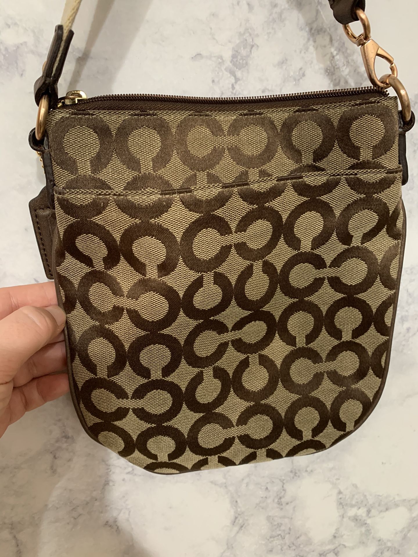 Coach cross body purse