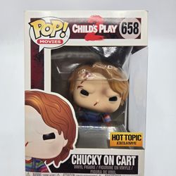 Funko Pop! Movies Child’s Play 2 Chucky On Cart #658 Hot Topic Exclusive