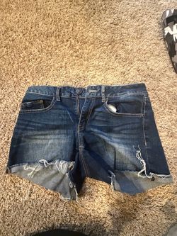 Women's Distressed Denim Cut-Off Shorts