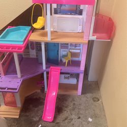 Barbie Dream House, Dolls, And Accessories for Sale in Spring, TX