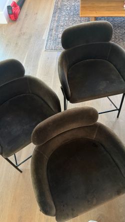 Velvet Counter Stools