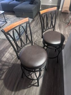 Stool Chair Pair
